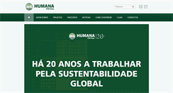 Desktop Screenshot of humana-portugal.org
